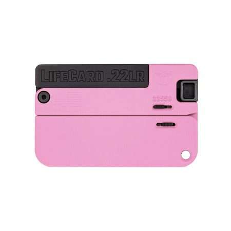 LifeCard .22LR / ALL ALUMINUM – PRISON PINK