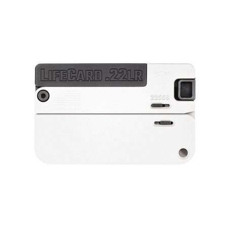 LifeCard .22WMR / ALL ALUMINUM – BRIGHT WHIT